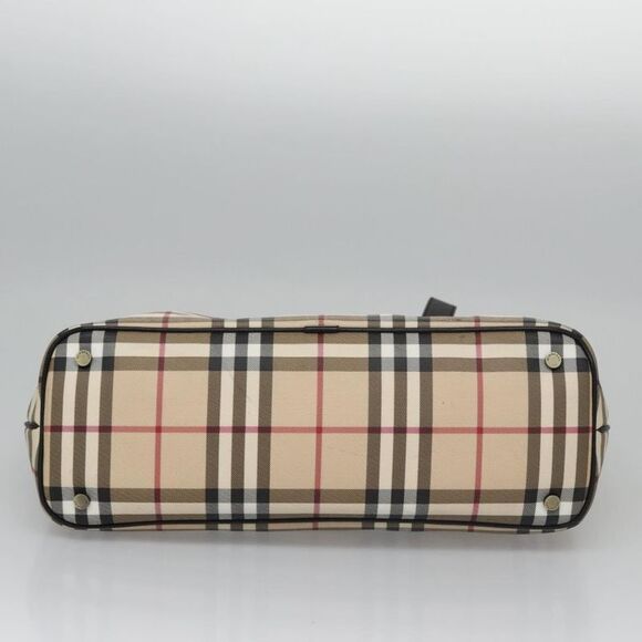 Burberry Nova Check Beige Canvas Tote Bag (Pre-Owned) - Picture 7 of 16